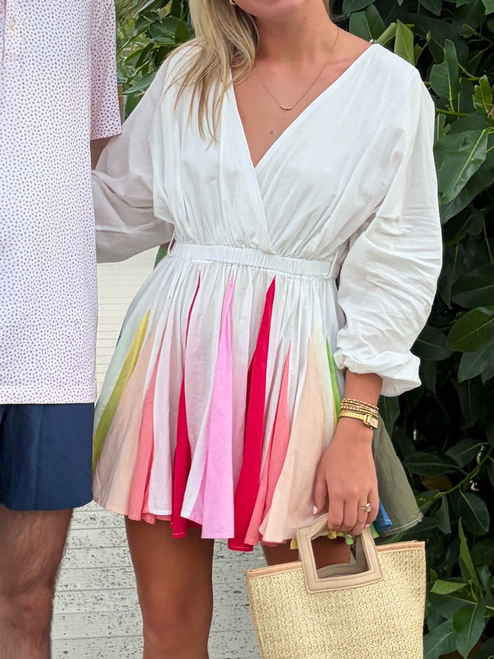 Women’s Colorful Rainbow Mini Dress